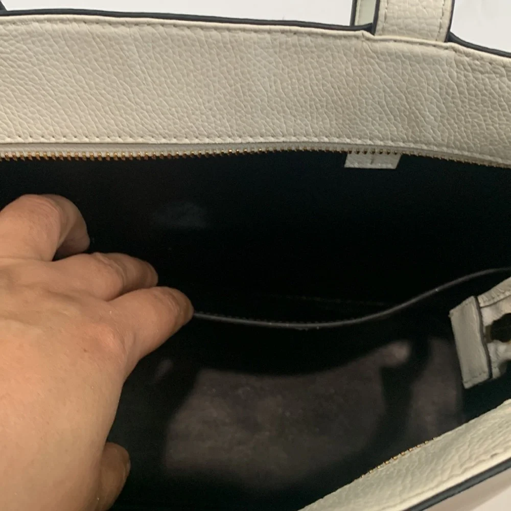 DkNy tote color block bag leather